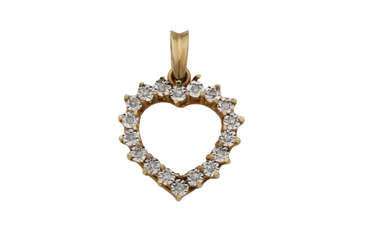 Anhänger Herz mit Diamant