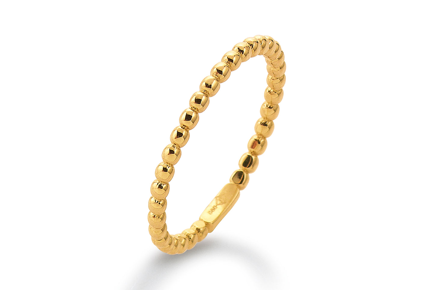 Kugel Ring Gelbgold