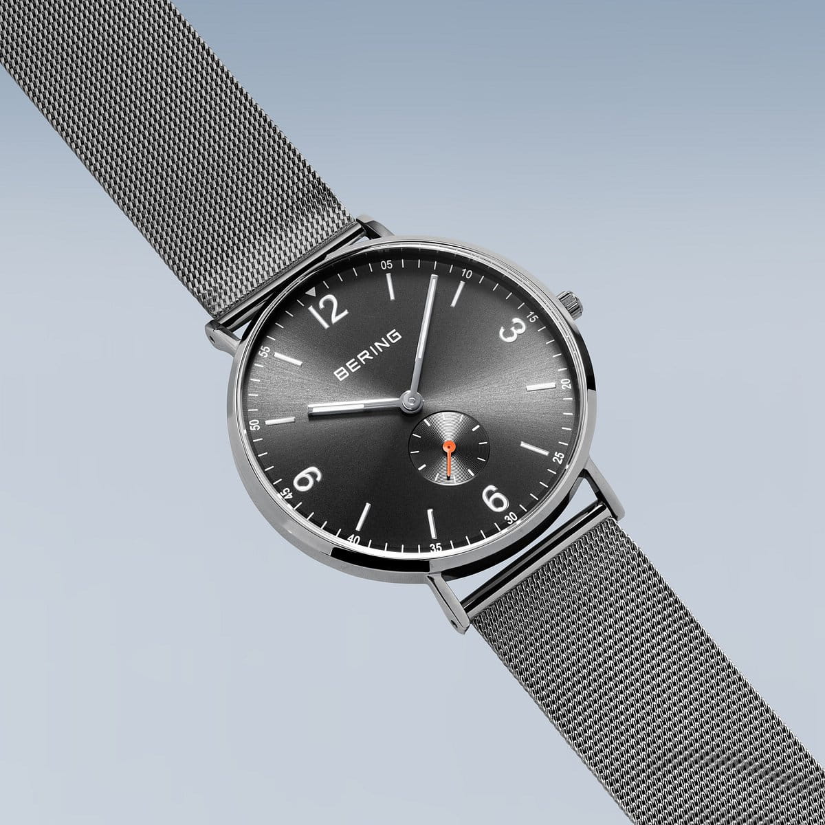 Bering Uhr Classic | grau glänzend | 14040-377