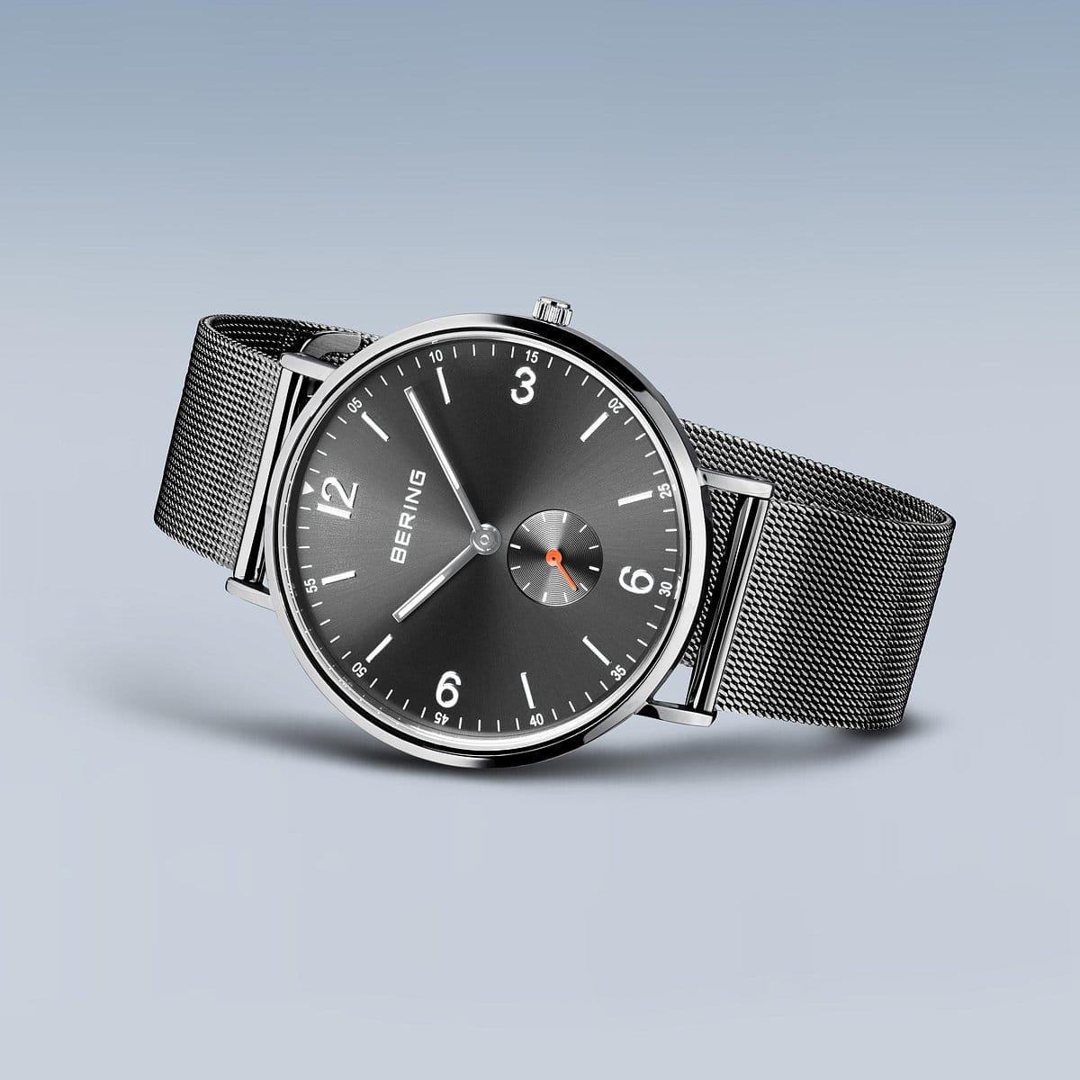 Bering Uhr Classic | grau glänzend | 14040-377