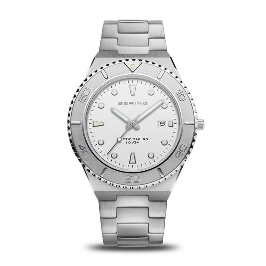 Bering Uhr silber poliert/gebürstet | 18940-704