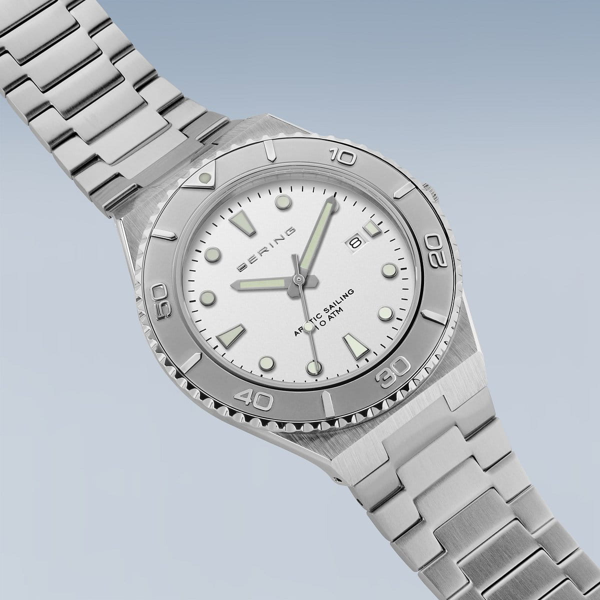 Bering Uhr silber poliert/gebürstet | 18940-704