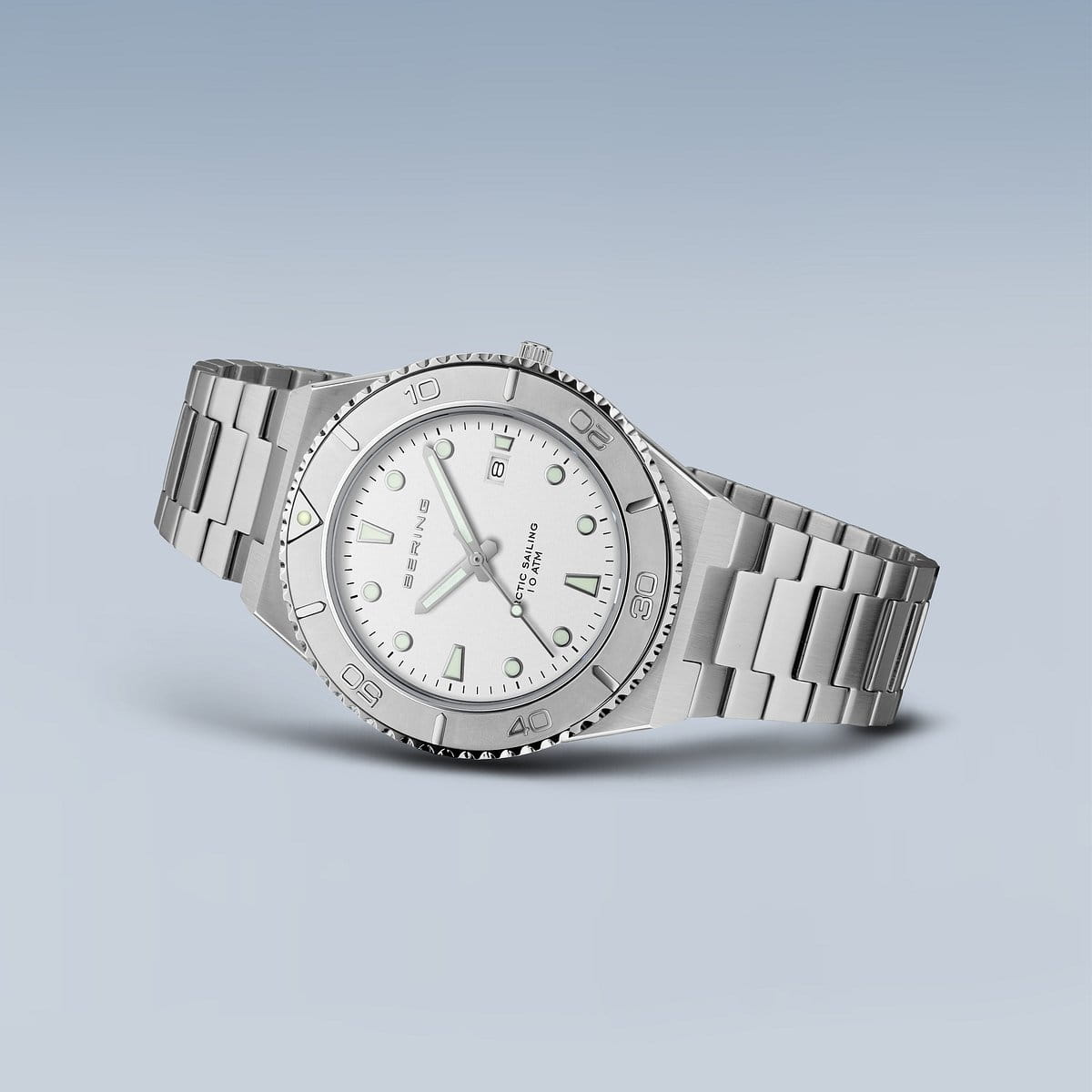 Bering Uhr silber poliert/gebürstet | 18940-704