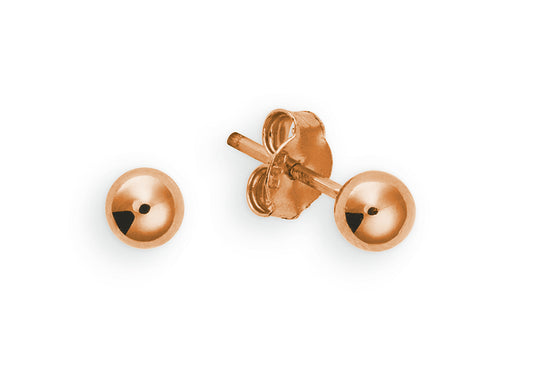 Kugel Ohrstecker Rosegold